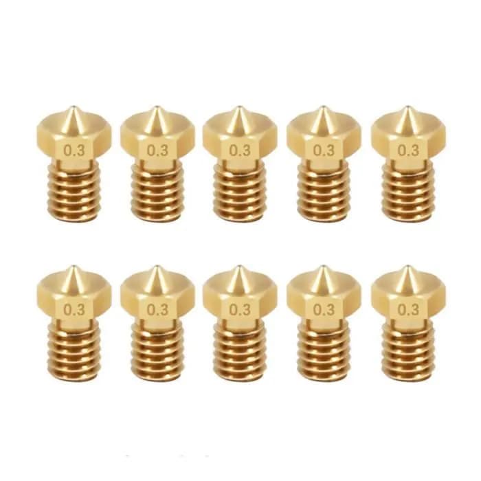 V6 Brass Nozzle For 3mm Filament