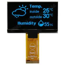 2.42-inch OLED display