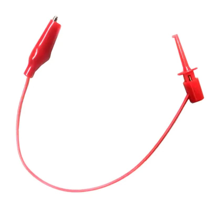 20cm Test Cable Alligator to Hook