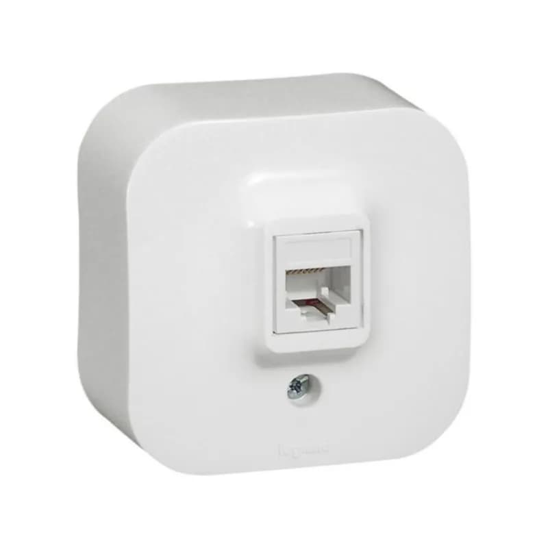 RJ45 CAT5E UTP SOCKET WHITE KAST