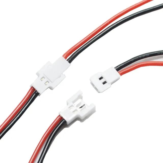 Micro JST 1.25 2-Pin Male and Female Connector cable