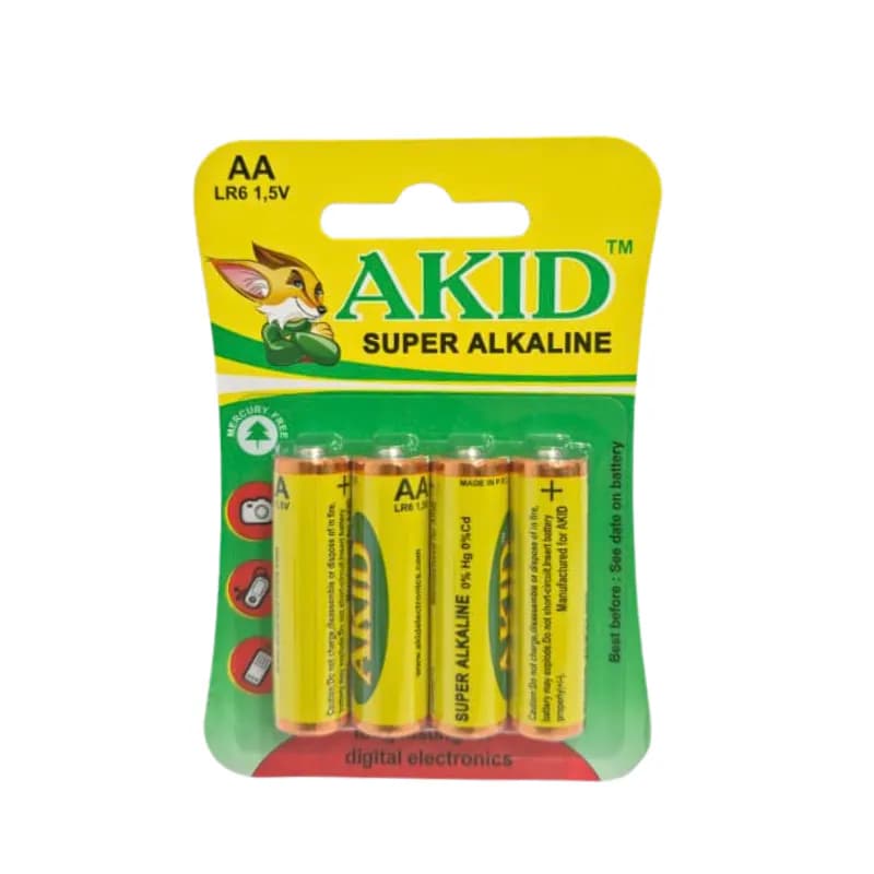 AKID Super Alkaline AA Batteries 1.5V