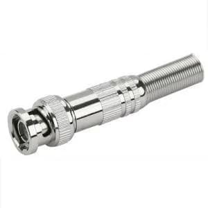 BNC male crimp plug for KX6/RG59 coaxial cable
