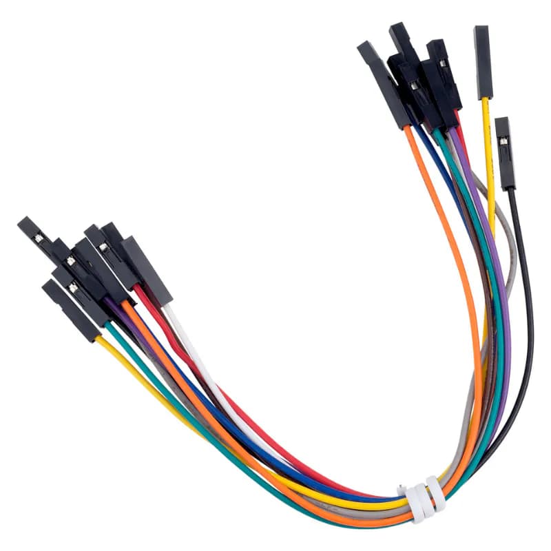  Dual-Female Jumper Wires - 20 Cm ( 20 Pcs)