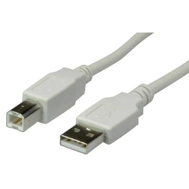  Cable, USB-A Plug - USB-B Plug, 4.5m, USB 2.0, White