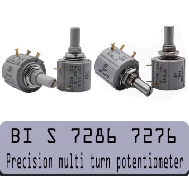 BI S 7286 7276  precision multi turn potentiometer 10 turns 2W 10K