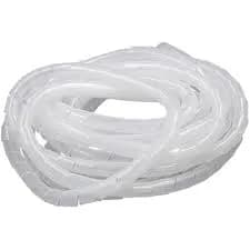 White Wire Winding Tube, 1mx8mm