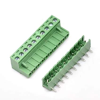 5.08mm Right Angle Screw Terminal block - 8 pin 