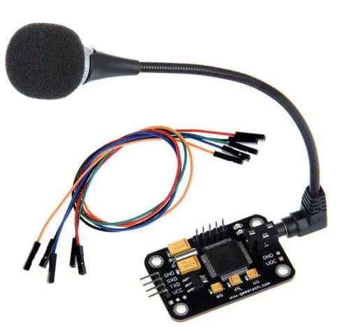 Voice Recognition Module and Microphone for Arduino