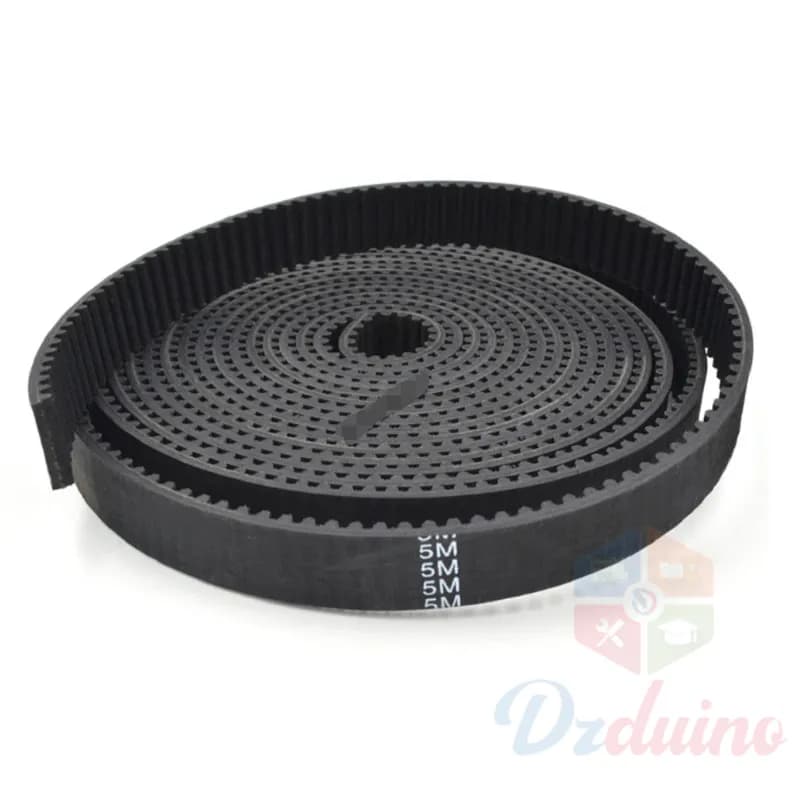 Rubber HTD5M open belt 10mm width