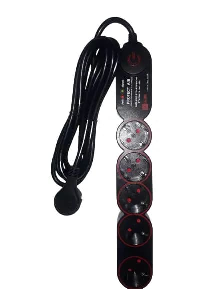 Power Strip 03 Outlets With Overload Protection CAM ELEC P3-3M