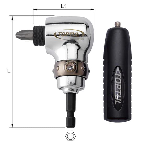 Angle screwdriver holder TOPTUL FTGC0808