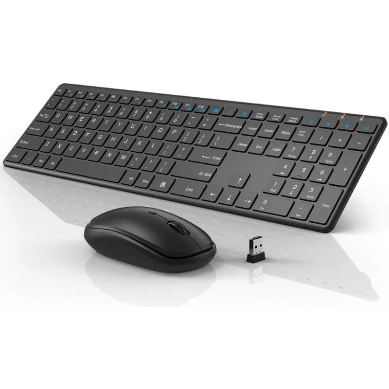 Wireless Keyboard &amp; Mouse GKM520 - Black