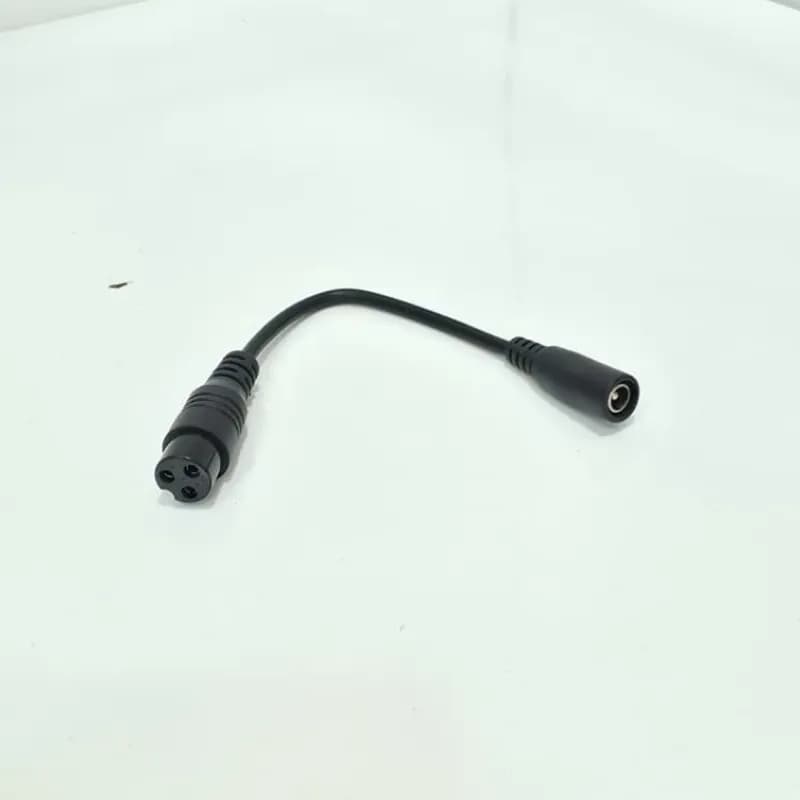 DC 5.5 × 2.1MM FEMALE TO GX16-3 PIN ADAPTER CONNECTOR