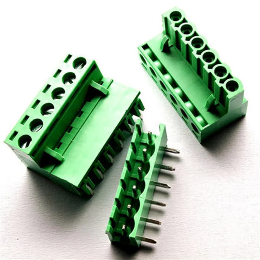 5.08mm Right Angle Screw Terminal block - 6 pin 