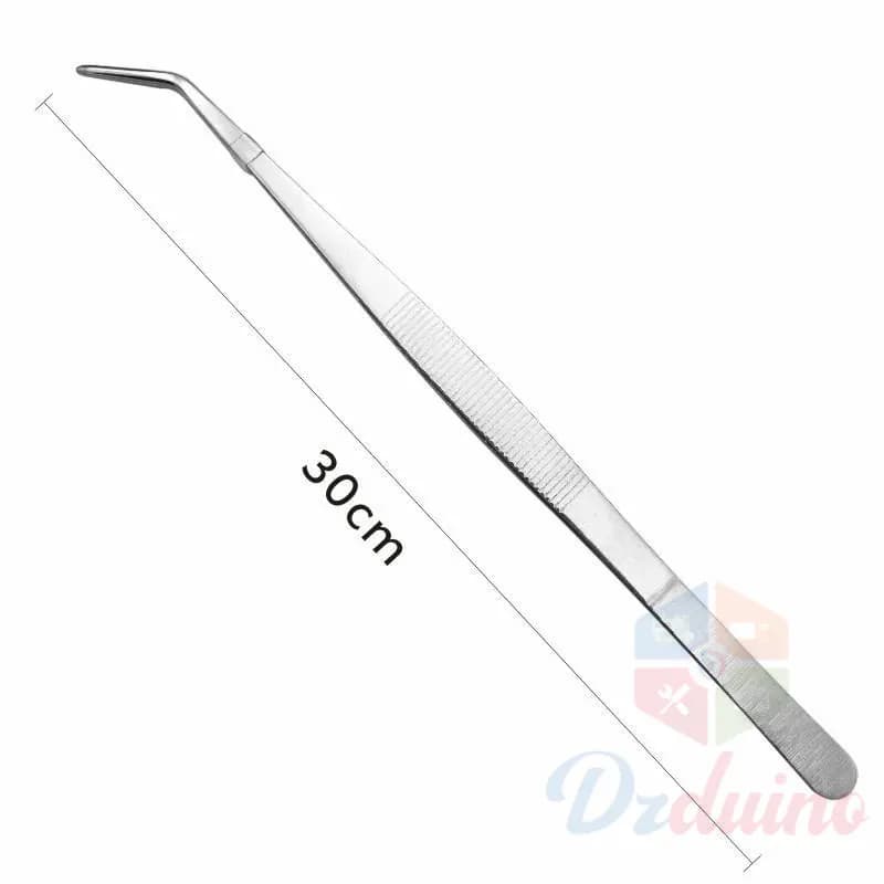 Elbow Head 430 Stainless Steel Tweezers 30 cm