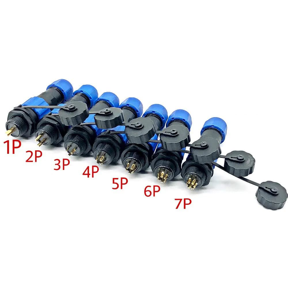 IP68 Waterproof Connector SD13 13mm 6Pin