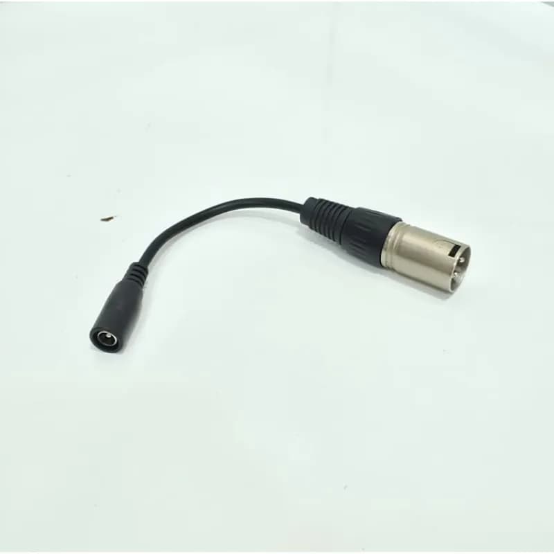 DC 5.5 × 2.1MM FEMALE TO 3-PIN MALE XLR ADAPTER