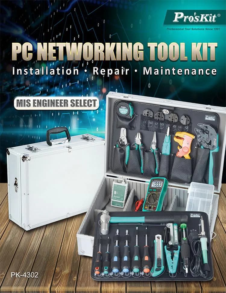 Proskit PK-4302BM, PC Networking Tool Kit