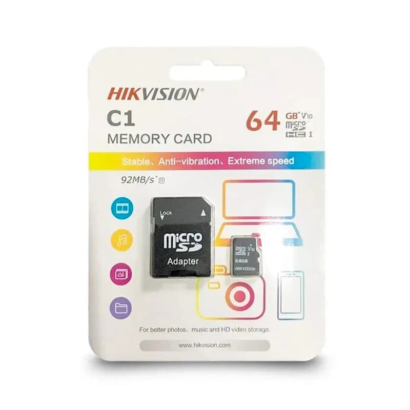 Hikvision 64GB MicroSD Memory Card