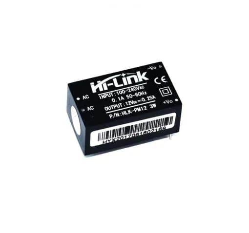 220VAC to 12VDC Step-­Down Power Supply Module 