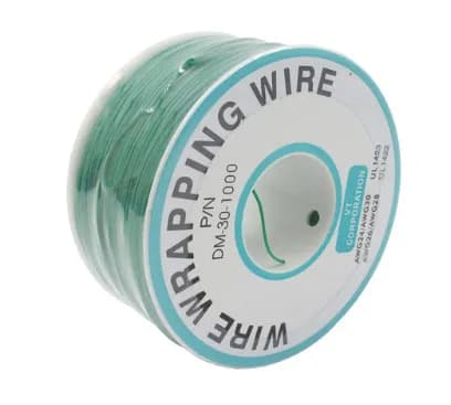 Green 250m 30AWG Silicone Wire