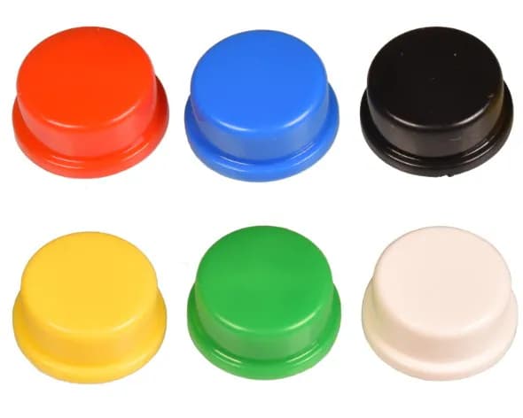 White Cap for Pushbutton switch B3F-4055