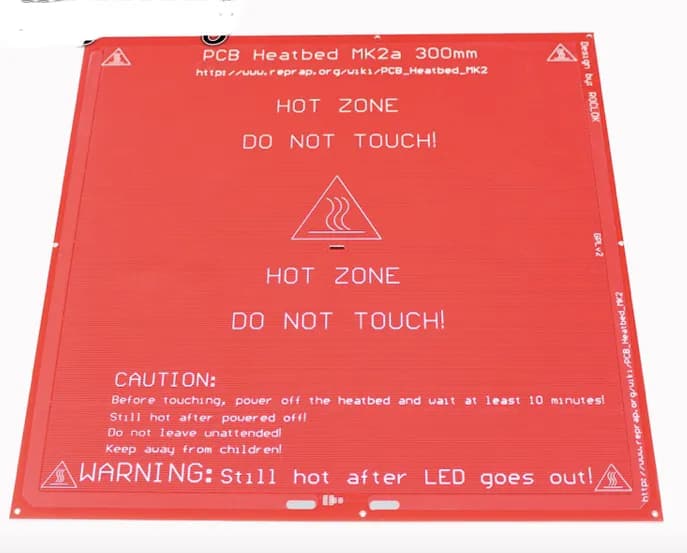 Mk2a 300x300mm Heatbed