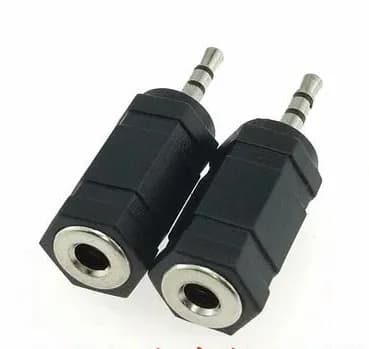 2.5mm Male to 3.5mm Female Audio Stereo Connector 