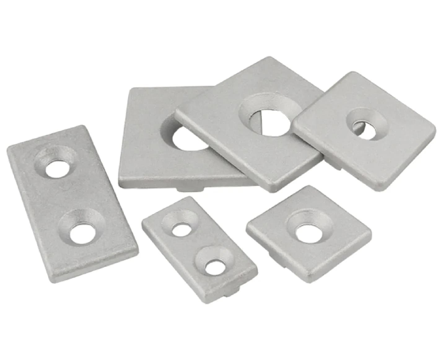 Silver Aluminum End Cap for 2020