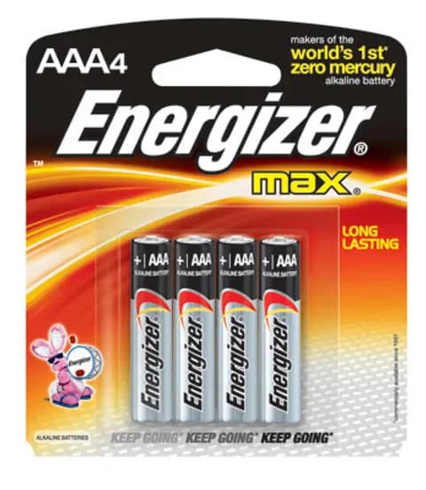 Battery Energizer 1.5 V  4XAAA  