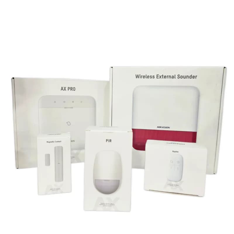 Hikvision DS-PWA64-Kit-WE – AX Pro Wireless Alarm Kit 64 Zones (LAN / Wi-Fi / 2G)
