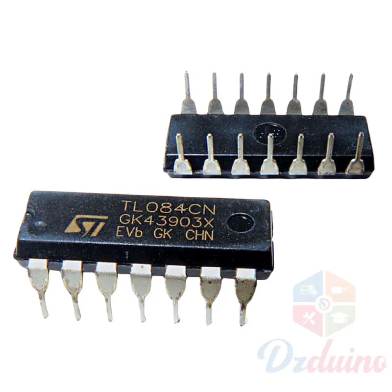 TL084 Quad JFET Input Operational Amplifier (Op-Amp) IC DIP-14