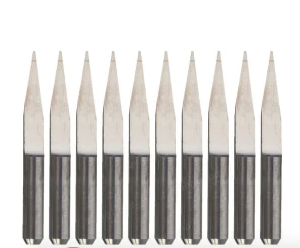 20 Degree 0.3-3.175mm Carbide PCB Engraving Bits End Mill Cutter 
