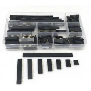 2.54mm Female Pin Header Assortment Kit 120Pcs