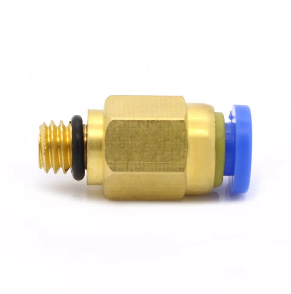 PC4-M6 Pneumatic Straight Fitting Nozzle For 4mm 3D Printer Line Tube