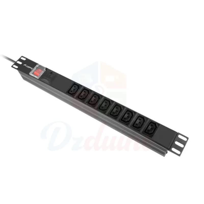 sigma 19"/1u aluminum power strip Black C13 socket