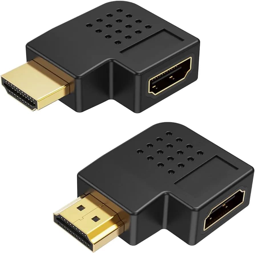 HDMI Adapter Male To Female Right 90 degree