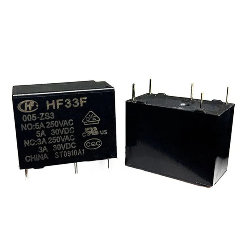 HF33F-005/012-ZS3 Power Relay 5VDC 12V 5Pin 5A 250VAC