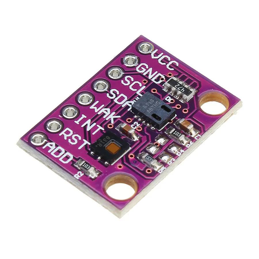 MCU-8118 CCS811 HDC1080 Module: Carbon Dioxide , VOC, Temperature, and Humidity Sensor
