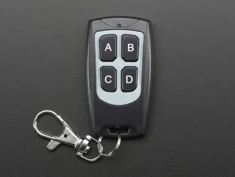 waterproof 4key remote controller 315Mhz