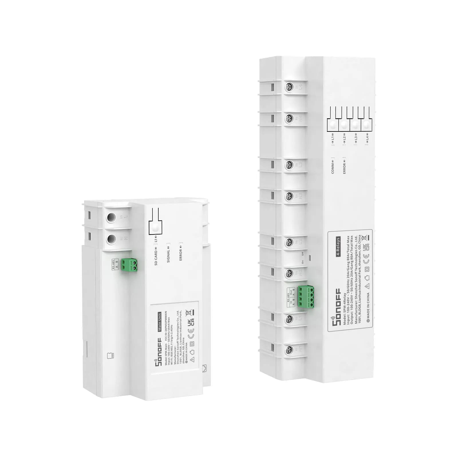 SONOFF SPM Smart Stackable Power Meter 20A/Gang Energy Consumption 