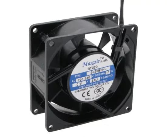 metal fan 120X120mm 220V 0.12A 21W