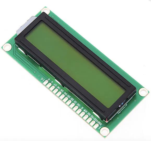 1602 LCD with yellow light