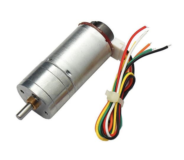 12V DC 915RPM -  JGA25-370 Gear motor with Speed Encode — image 1