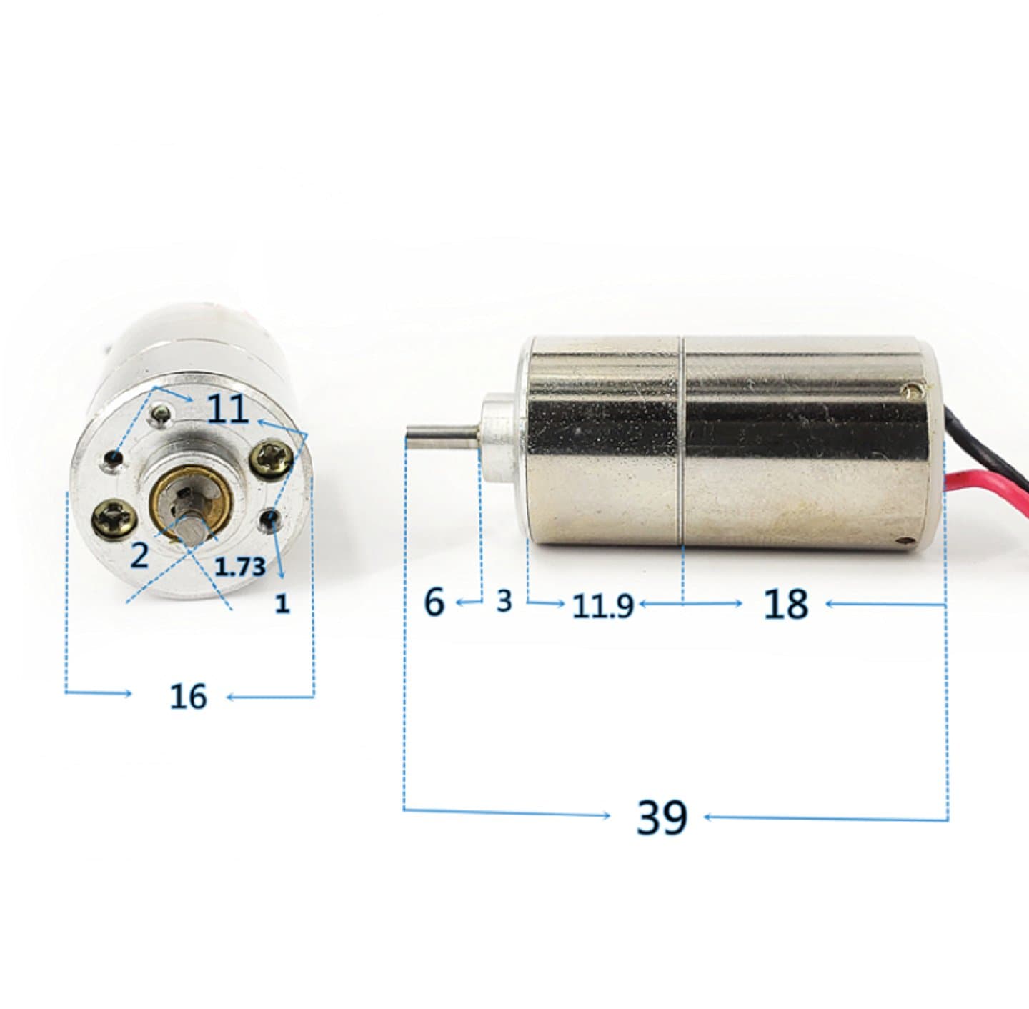 DC3V-6V Precision Coreless Gear Motor — image 1