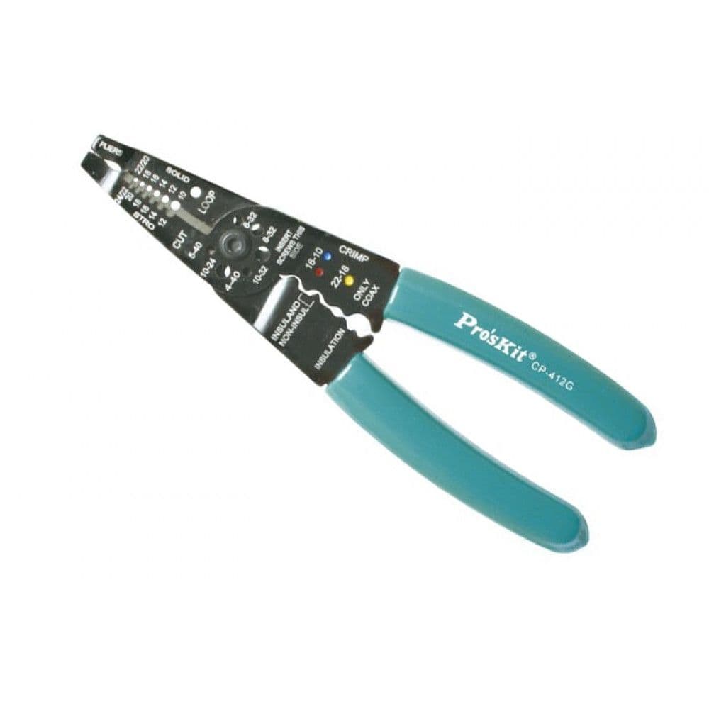 CP-412G Wire Stripper / Cutter - 24-10AWG — image 1