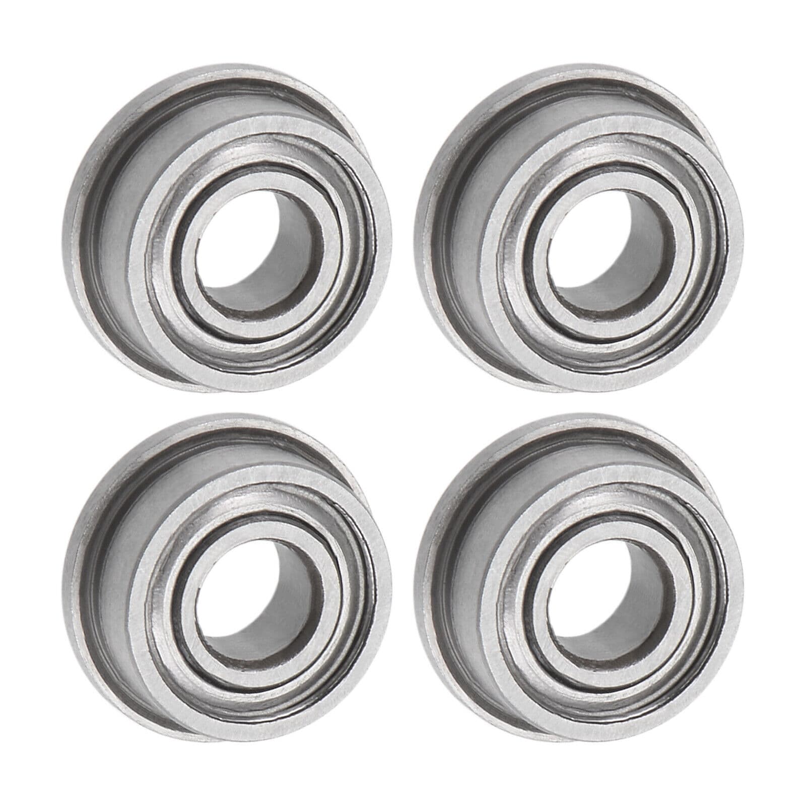 F683ZZ Flange Ball Bearing 3X7X3mm — image 1
