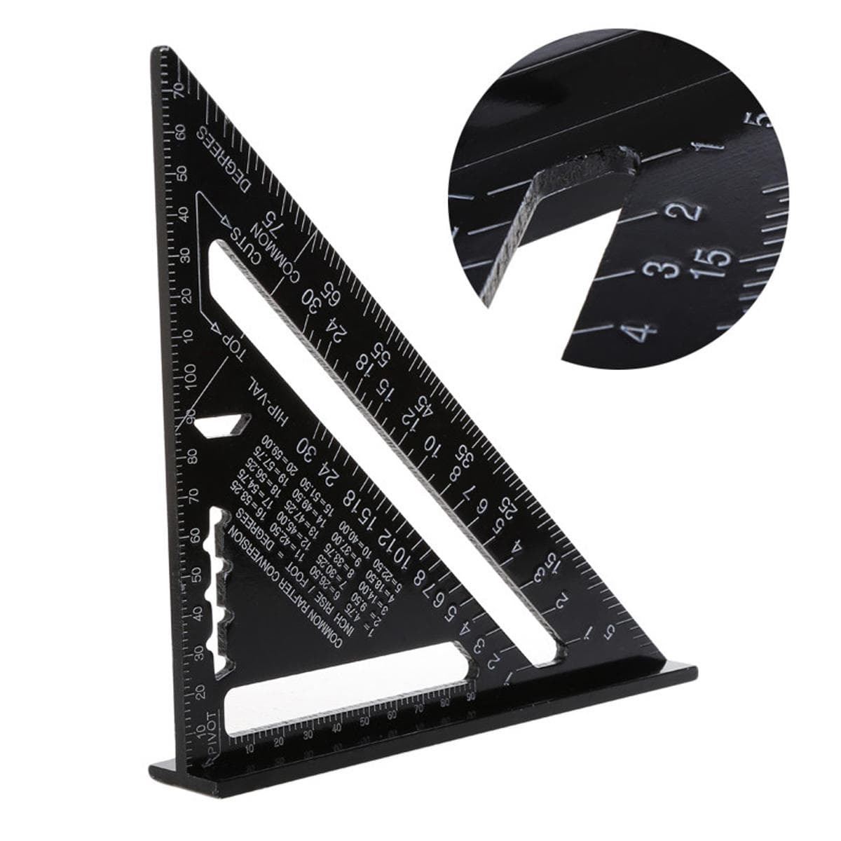 12 Inch Aluminum Triangle Ruler — image 1