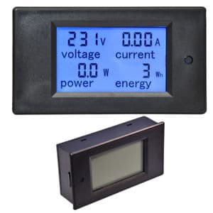 PZEM-021 4 Voltmeter Ammeter KWH Meter 0-20A 80-260V 50/60HZ — image 1